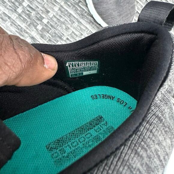 Skechers Women's Go Walk Flex Lucy Memory Foam Slip On Athletic Shoes Sz 8 Grey - Picture 7 of 11